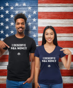 Caitlin Clark Wearing I Deserve NBA Money Shirt