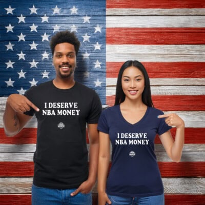 Caitlin Clark Wearing I Deserve NBA Money Shirt