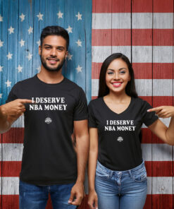 Caitlin Clark Wearing I Deserve NBA Money Unisex Shirt