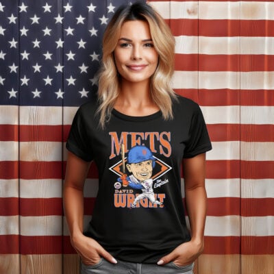 David Wright New York Mets the captain caricature shirt