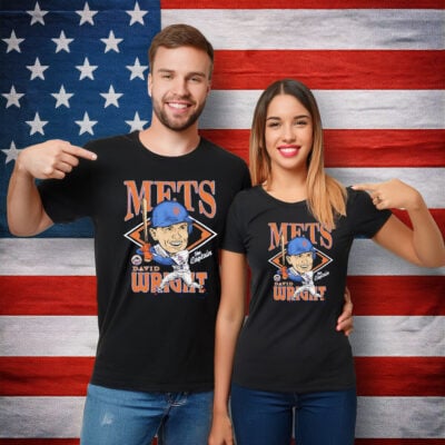 David Wright New York Mets the captain caricature shirt