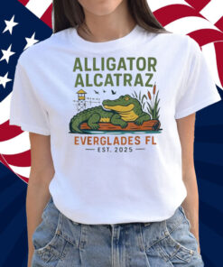 Florida Everglades Men Women Funny Alligator Alcatraz T-Shirt