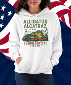 Florida Everglades Men Women Funny Alligator Alcatraz T-Shirt