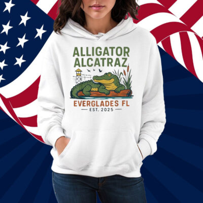 Florida Everglades Men Women Funny Alligator Alcatraz T-Shirt
