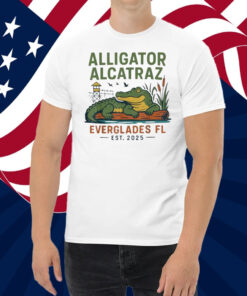 Florida Everglades Men Women Funny Alligator Alcatraz T-Shirt