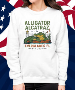 Florida Everglades Men Women Funny Alligator Alcatraz T-Shirt