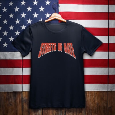 Nice Streets Of Hate Hardcore Lives Logo T-Shirt