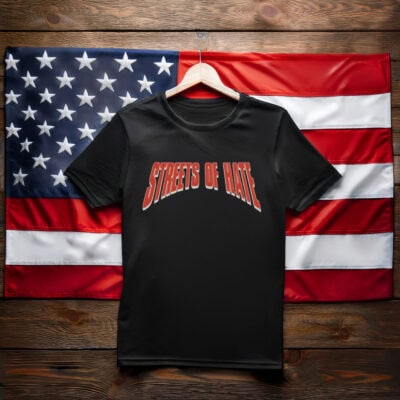 Nice Streets Of Hate Hardcore Lives Logo T-Shirt