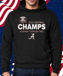 Alabama 2023 SEC Football Conference Champions Shirt Hoodie