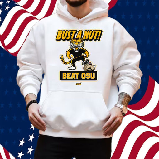 Bust A Nut Anti-Ohio State Shirt Hoodie For Missouri College Fans