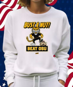 Bust A Nut Anti-Ohio State Shirt Sweatshirt For Missouri College Fans