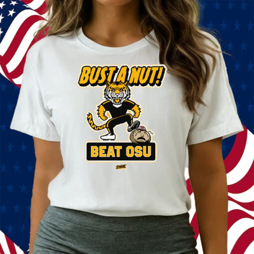 Bust A Nut Anti-Ohio State Shirts For Missouri College Fans