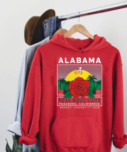 Crimson Alabama Crimson Tide College Football Playoff 2024 Rose Bowl T-Shirt Hoodie