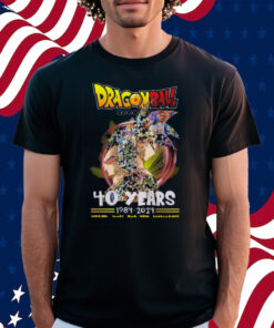 Dragon Ball 40 Years 1984 – 2024 Thank You For The Memories Shirt