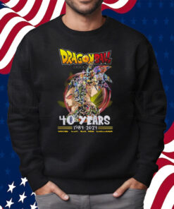 Dragon Ball 40 Years 1984 – 2024 Thank You For The Memories Shirt Sweatshirt