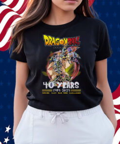 Dragon Ball 40 Years 1984 – 2024 Thank You For The Memories Shirts