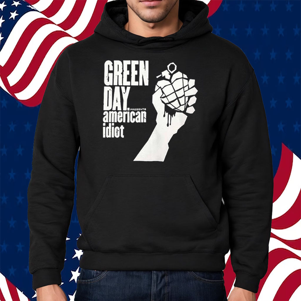 Green day discount hoodie american idiot