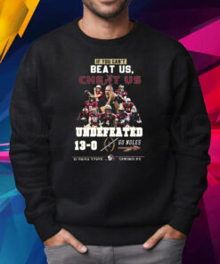 If You Cant Beat Us Cheat Us Undefeated 13-0 Go Noles Florida State Seminoles T-Shirt Sweatshirt