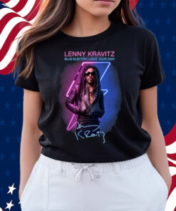 Lenny Kravitz Blue Electric Light Tour 2024 Shirts