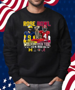 Rose Bowl Michigan Wolverines Vs Alabama Crimson Tide Thu Jan 1 2024 Rose Bowl Stadium Shirt Sweatshirt