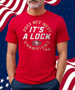 San Francisco 49ers 2023 Nfc West Division Champions Locker Room Trophy Collection Shirt