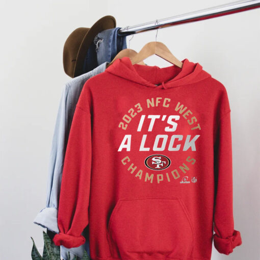 San Francisco 49ers 2023 Nfc West Division Champions Locker Room Trophy Collection Shirt Hoodie