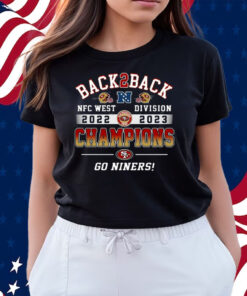 San Francisco 49ers Nfc West Division 2022 – 2023 Champions Go Niners Shirts