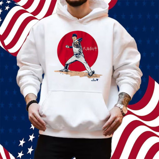 Shohei Ohtani Japanese Flag Shirt Hoodie