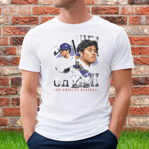 Shohei Ohtani Los Angeles D Vintage Wht T-Shirt