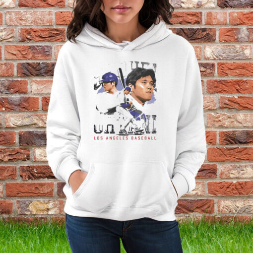 Shohei Ohtani Los Angeles D Vintage Wht T-Shirt Hoodie