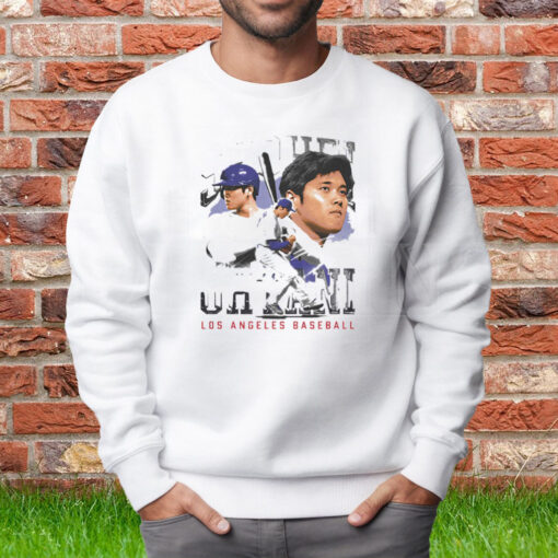 Shohei Ohtani Los Angeles D Vintage Wht T-Shirt Sweatshirt